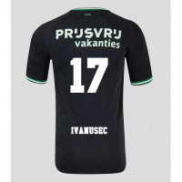 Camiseta Feyenoord Luka Ivanusec #17 Segunda Equipación Replica 2024-25 mangas cortas